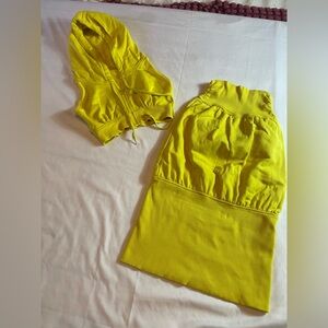 Vintage 1980’s Norma Kamali Crop Hoodie and Tube Dress Size XS